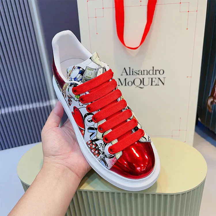 ALEXANDRO MOQUEN GRAFFITI CAMO CHUNKY SOLE UNISEX SNEAKER