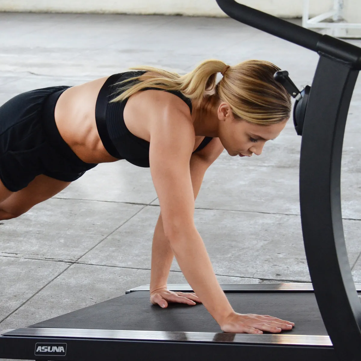Asuna Heavy Duty Manual Treadmill w/ Incline, 400 LB High Weight Capacity