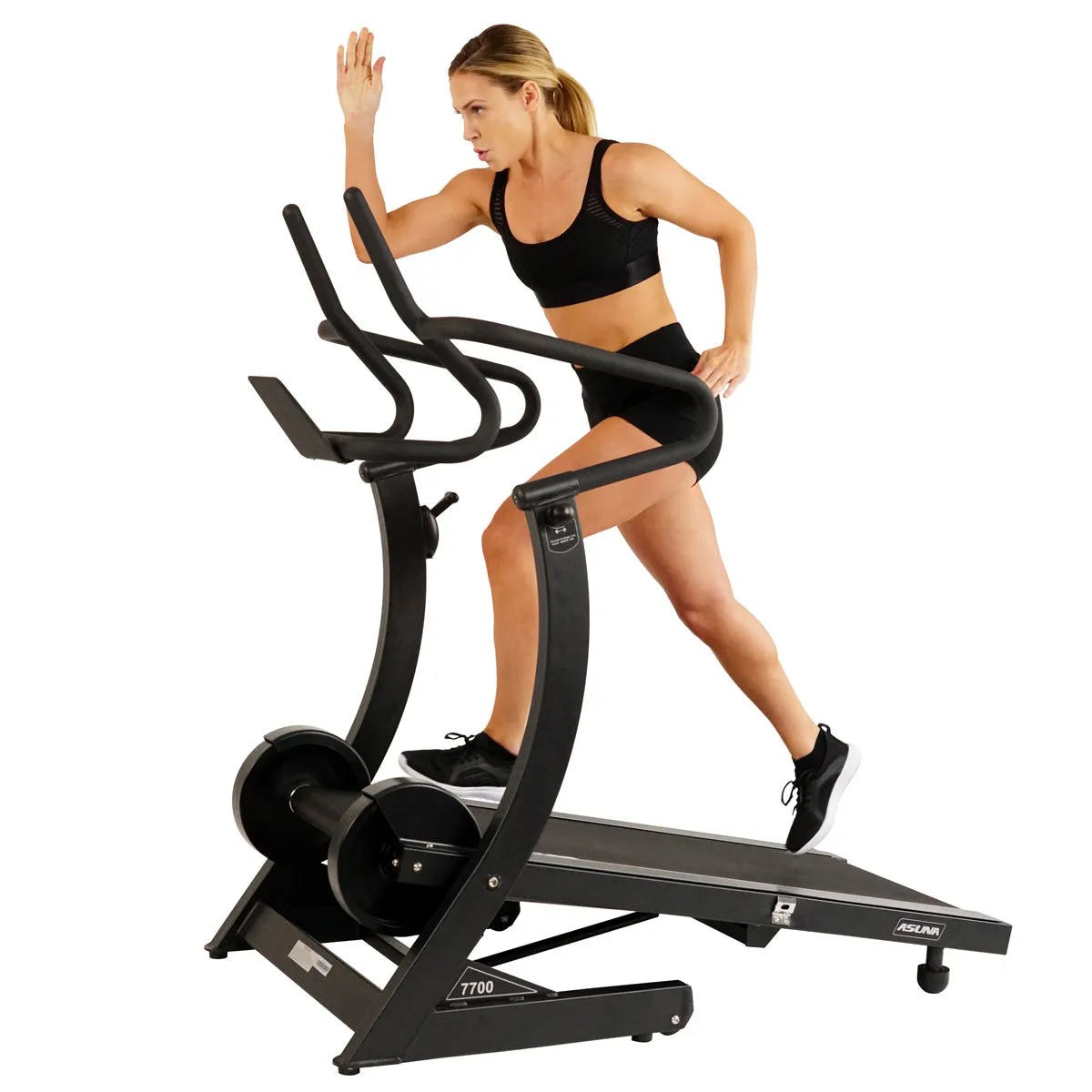 Asuna Heavy Duty Manual Treadmill w/ Incline, 400 LB High Weight Capacity