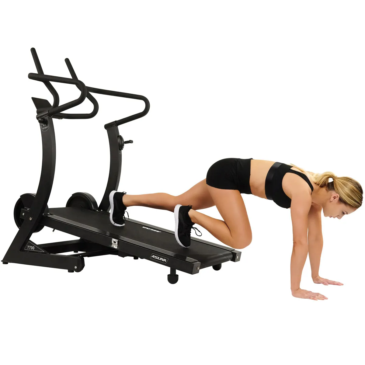 Asuna Heavy Duty Manual Treadmill w/ Incline, 400 LB High Weight Capacity
