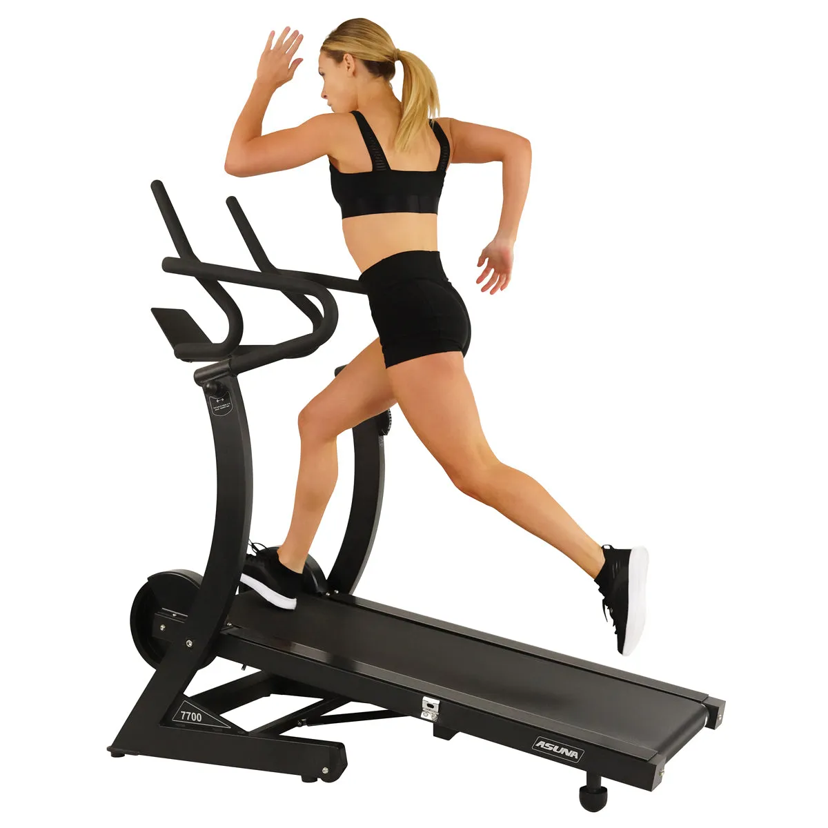Asuna Heavy Duty Manual Treadmill w/ Incline, 400 LB High Weight Capacity