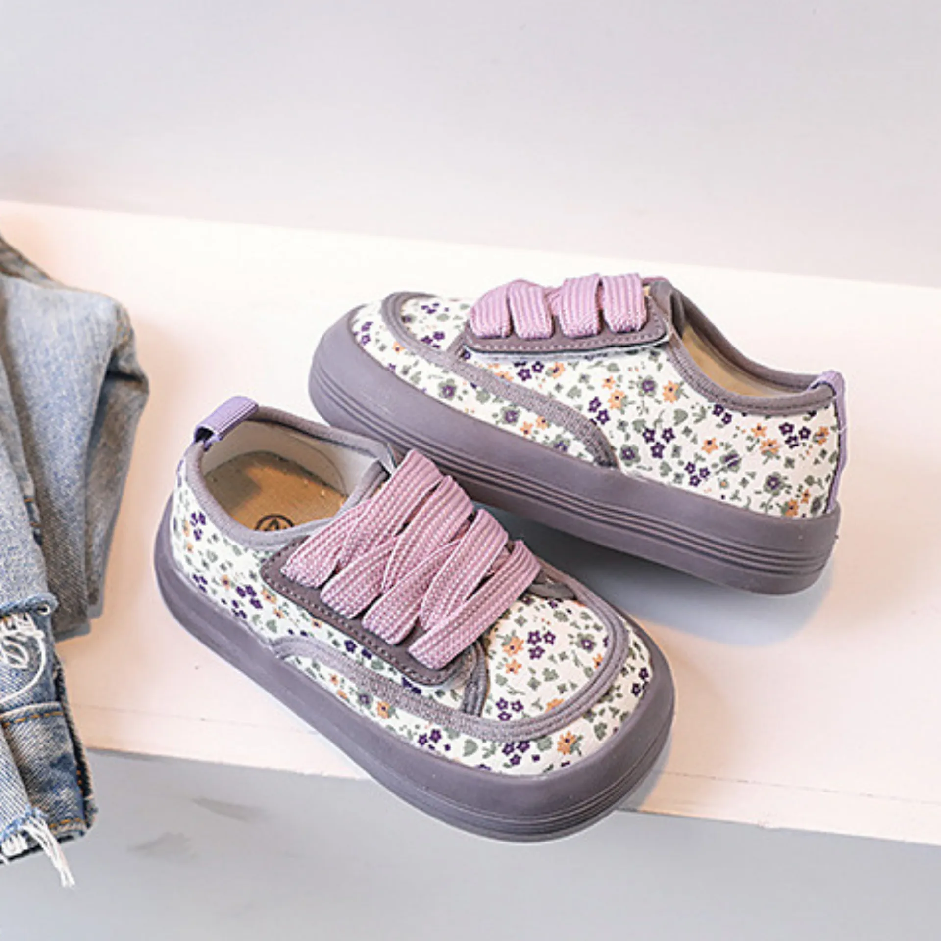 Baby Girl Shoes  Lavender Bloom Kicks