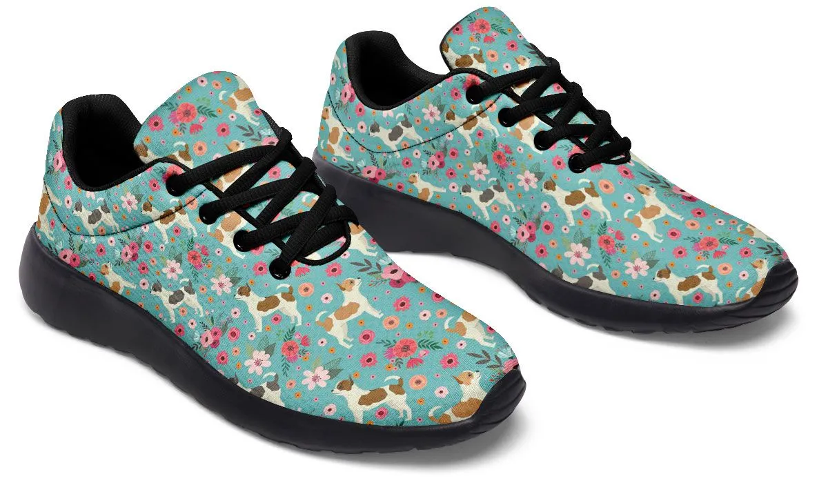 Chihuahua Flower Athletic Sneakers