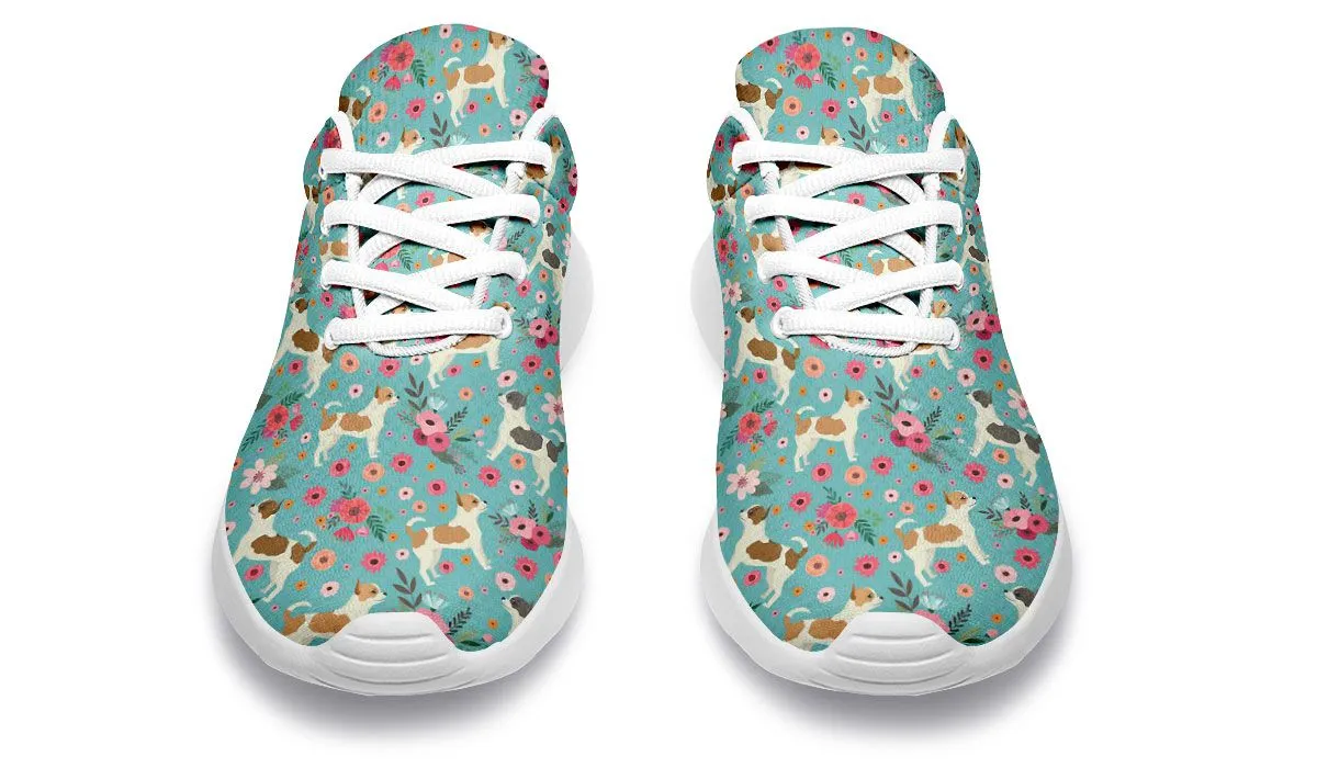 Chihuahua Flower Athletic Sneakers