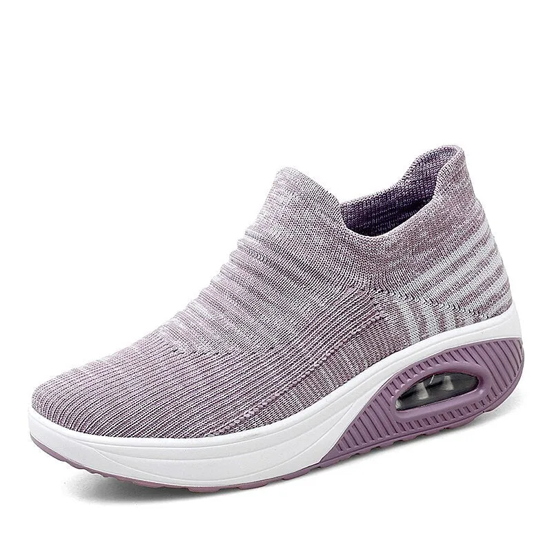 Comelyy Fashion Casual Breathable Mesh Vulcanized Shoes