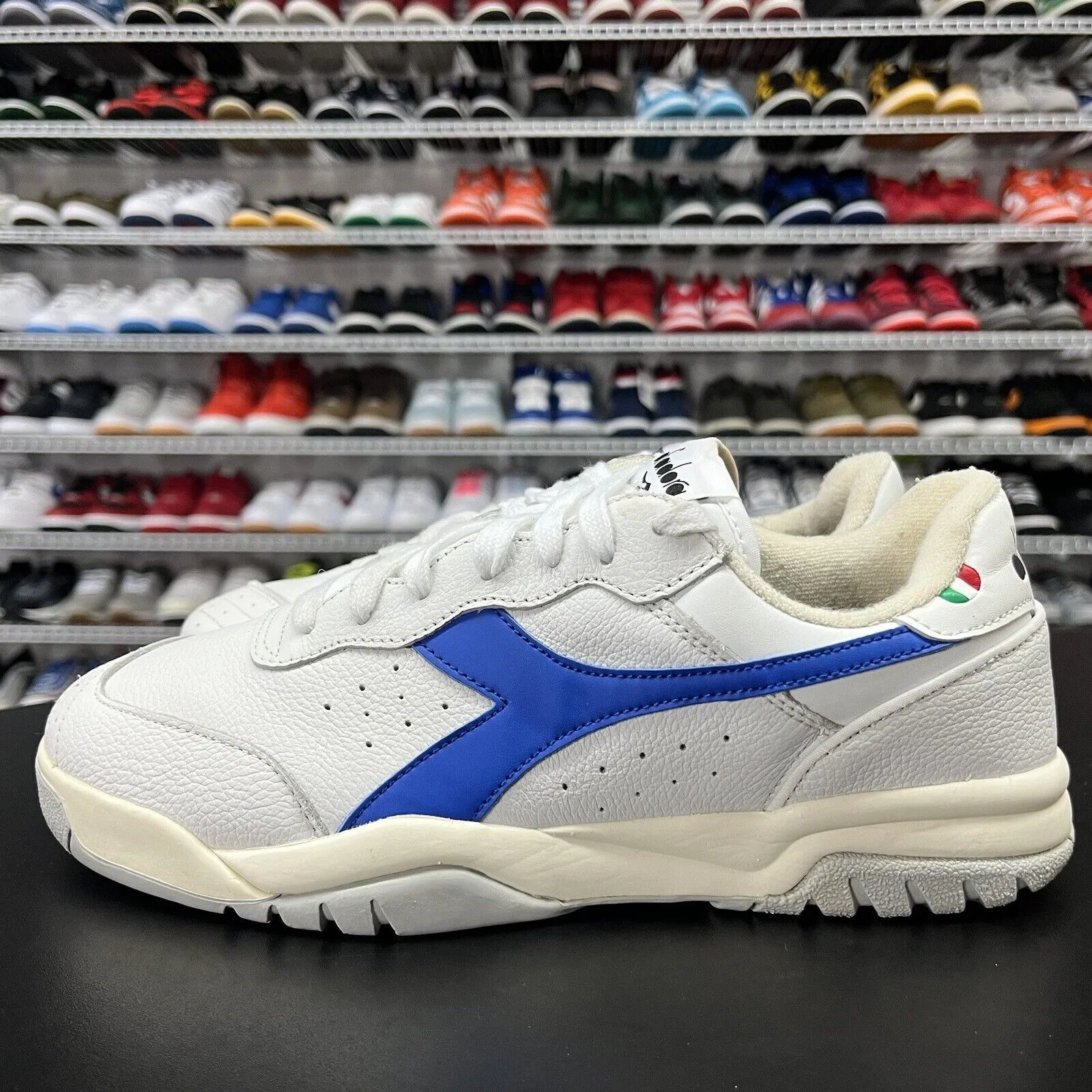 Diadora Unisex Maverick HOC C0897 White Casual Shoes Sneakers US Men's Size 9
