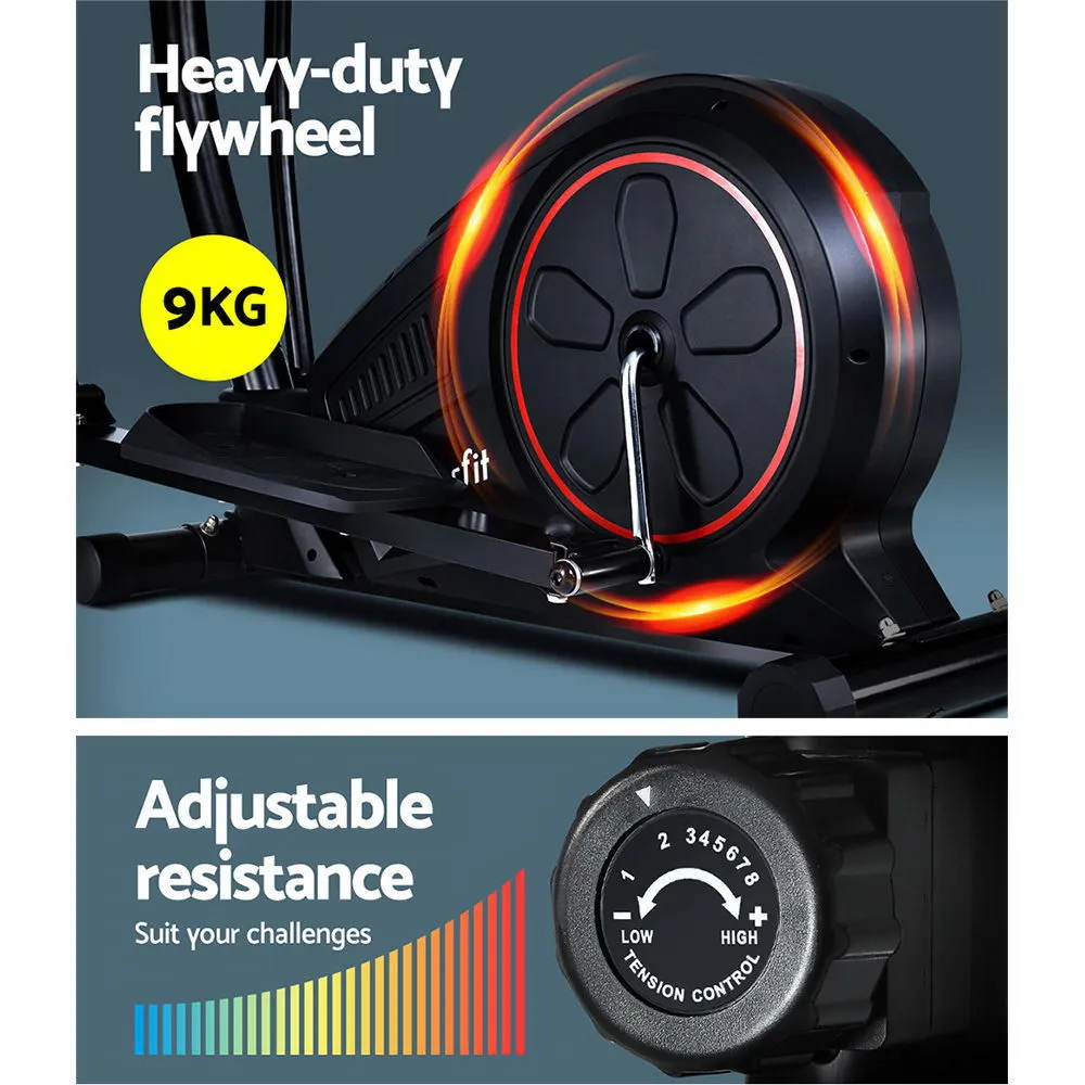 Everfit Elliptical Cross Trainer Black