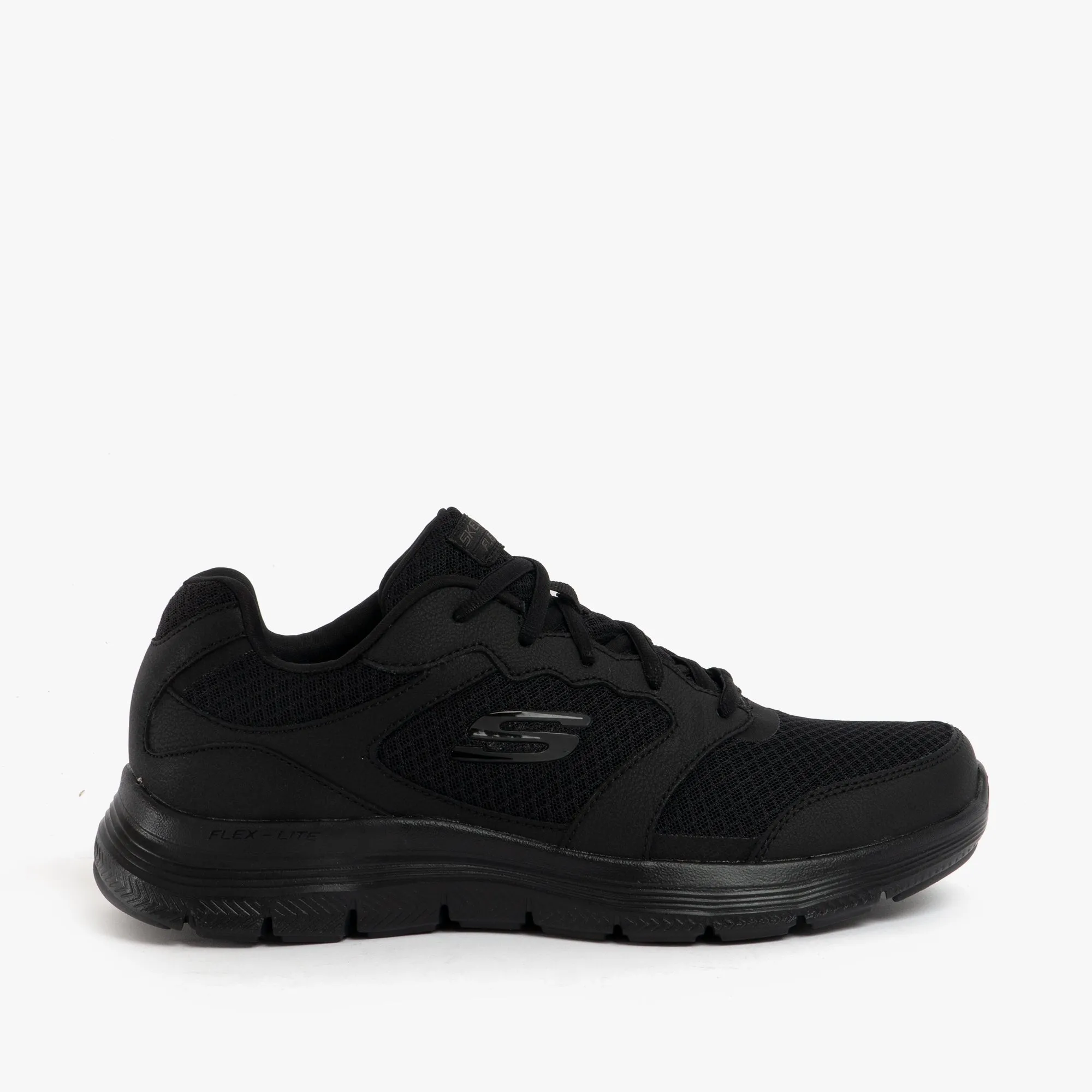 FLEX ADVANTAGE 4.0 Mens Mesh Trainers All Black