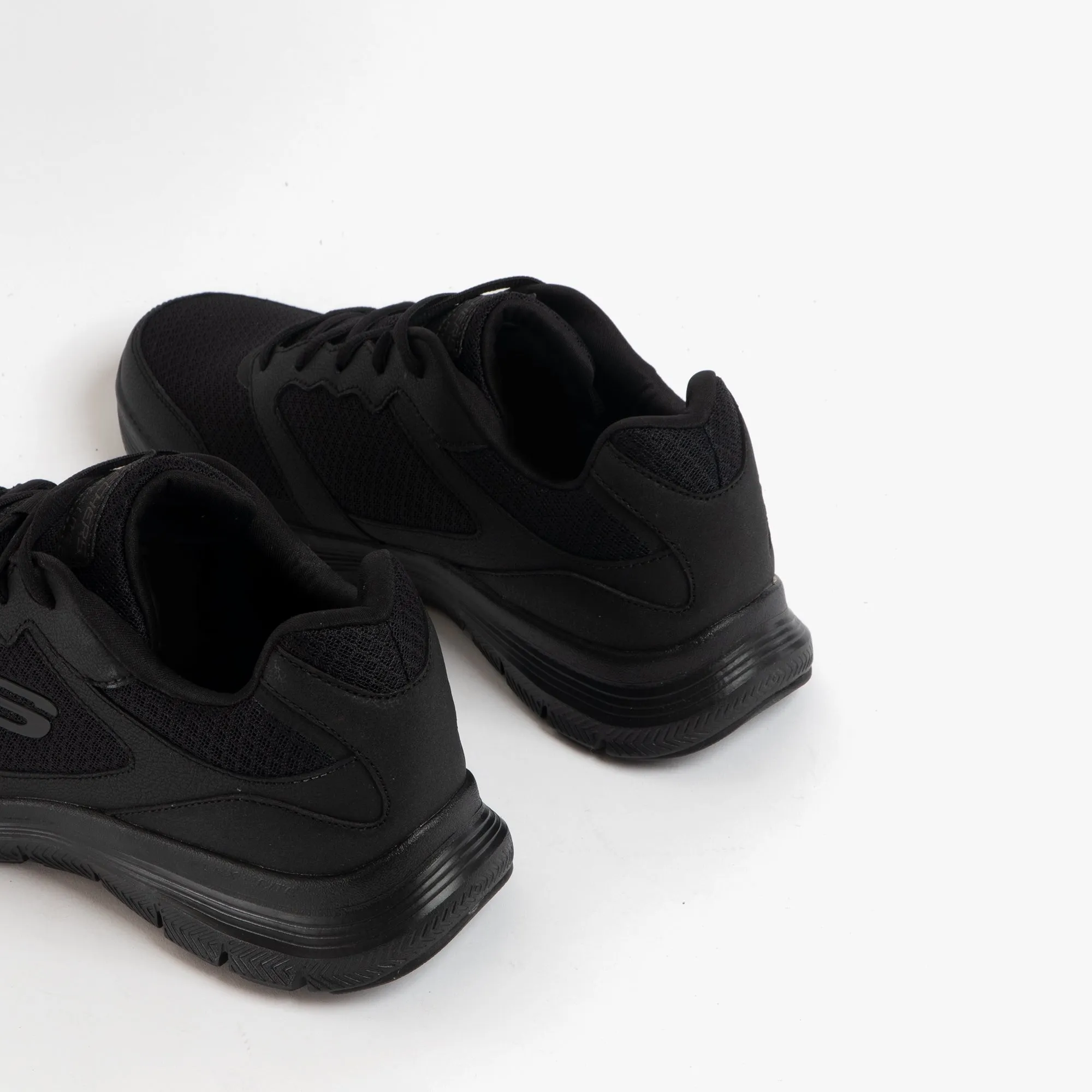 FLEX ADVANTAGE 4.0 Mens Mesh Trainers All Black