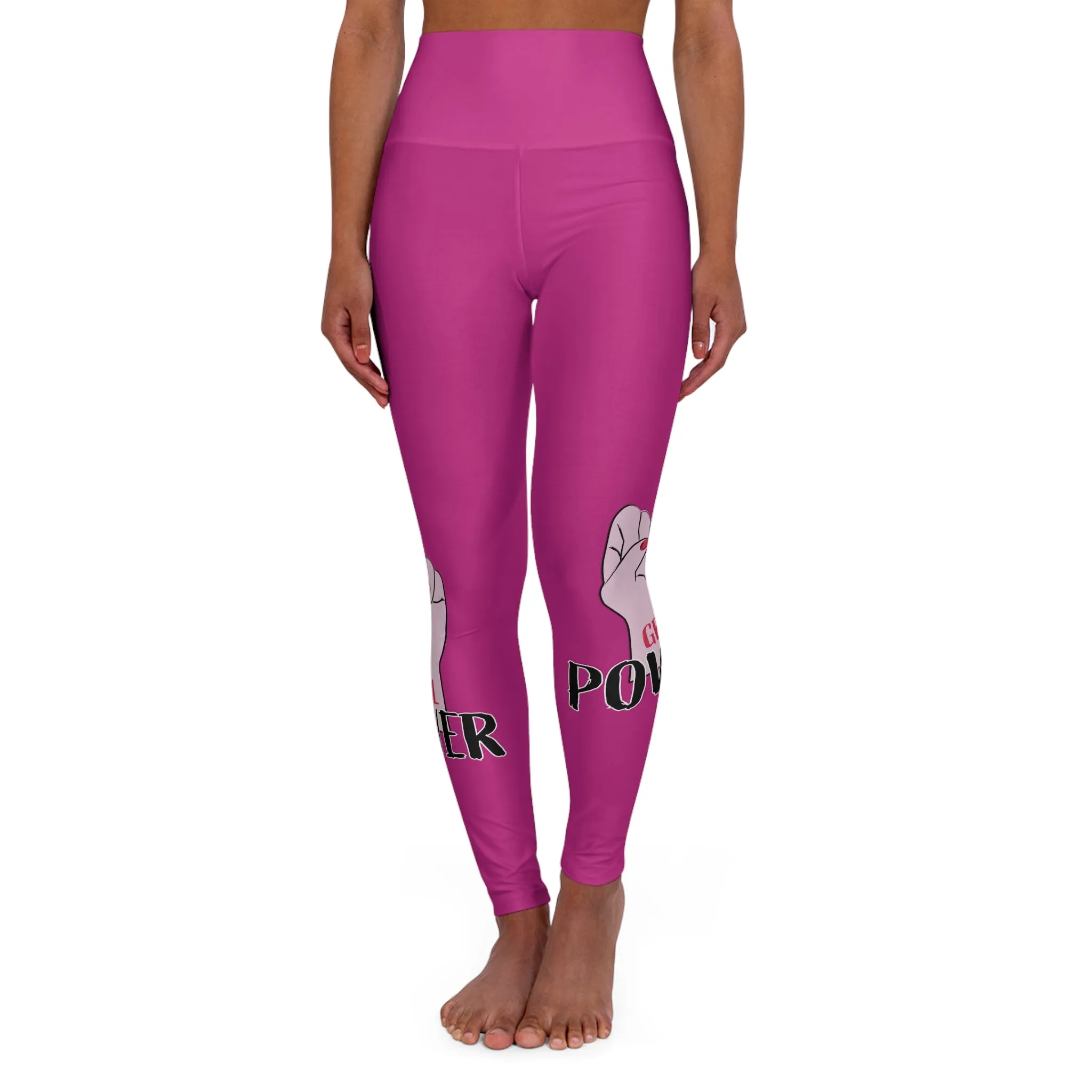 Girl Power High Waisted Yoga Leggings