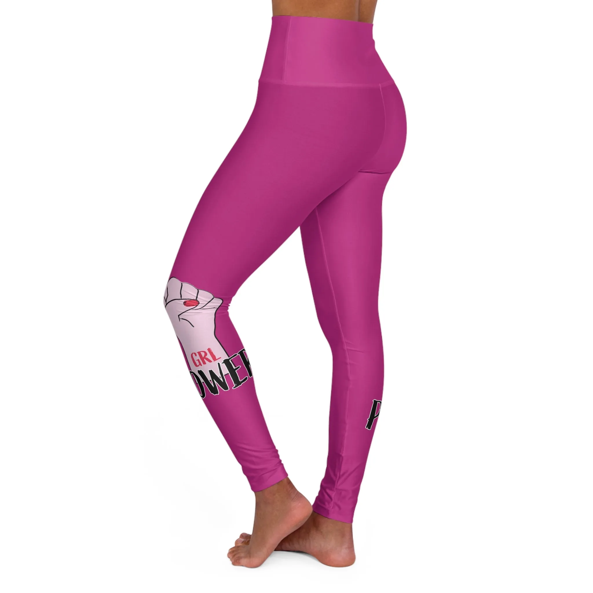 Girl Power High Waisted Yoga Leggings