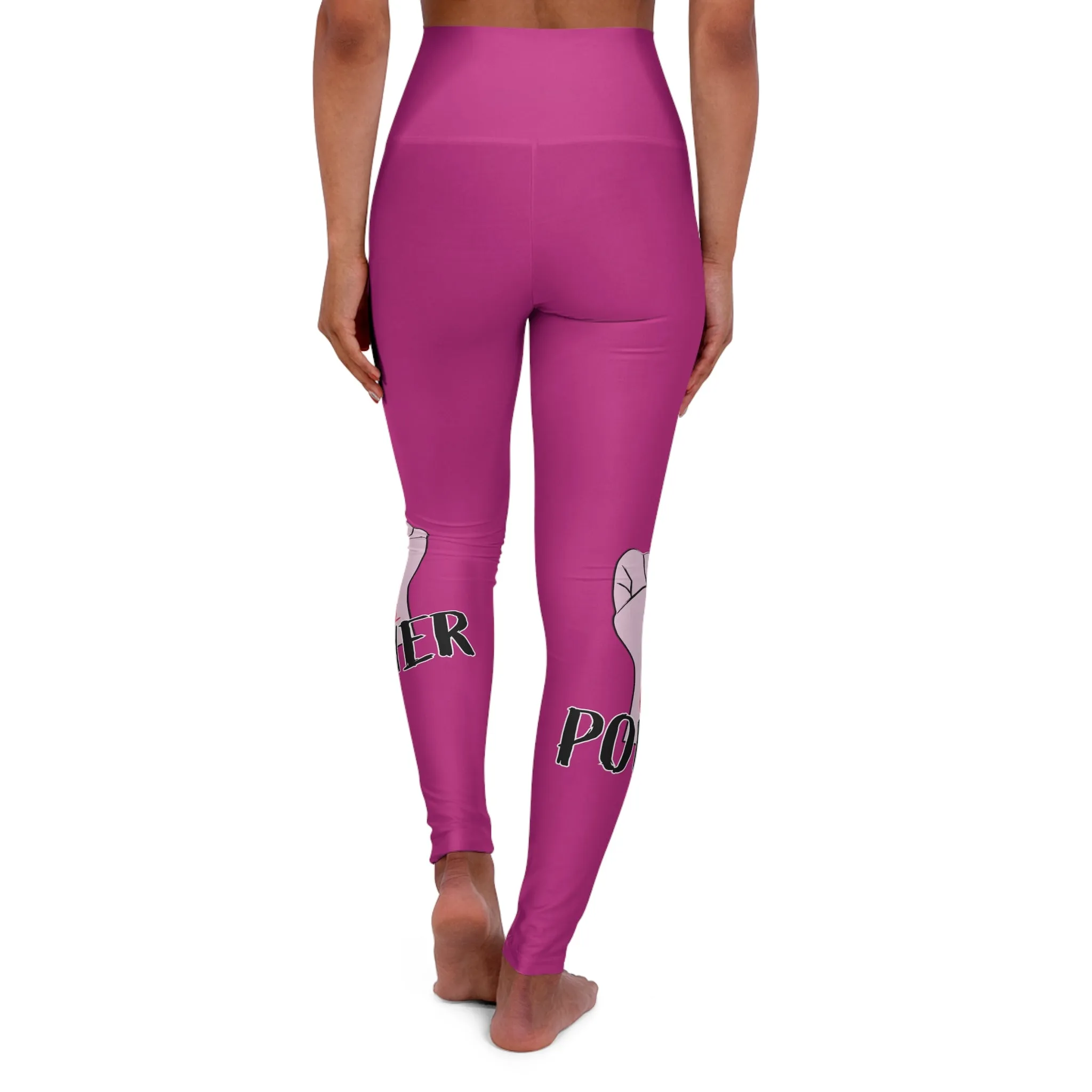 Girl Power High Waisted Yoga Leggings