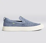 IBI SLIP-ON Stone Blue Knit Sneaker Men