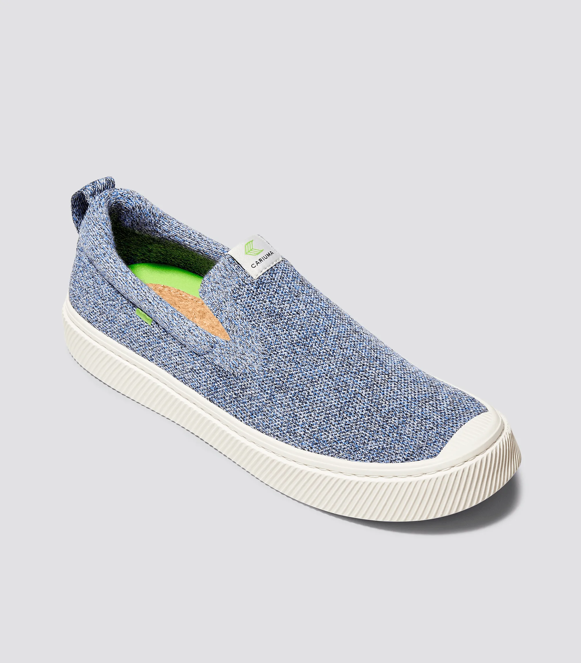 IBI SLIP-ON Stone Blue Knit Sneaker Men