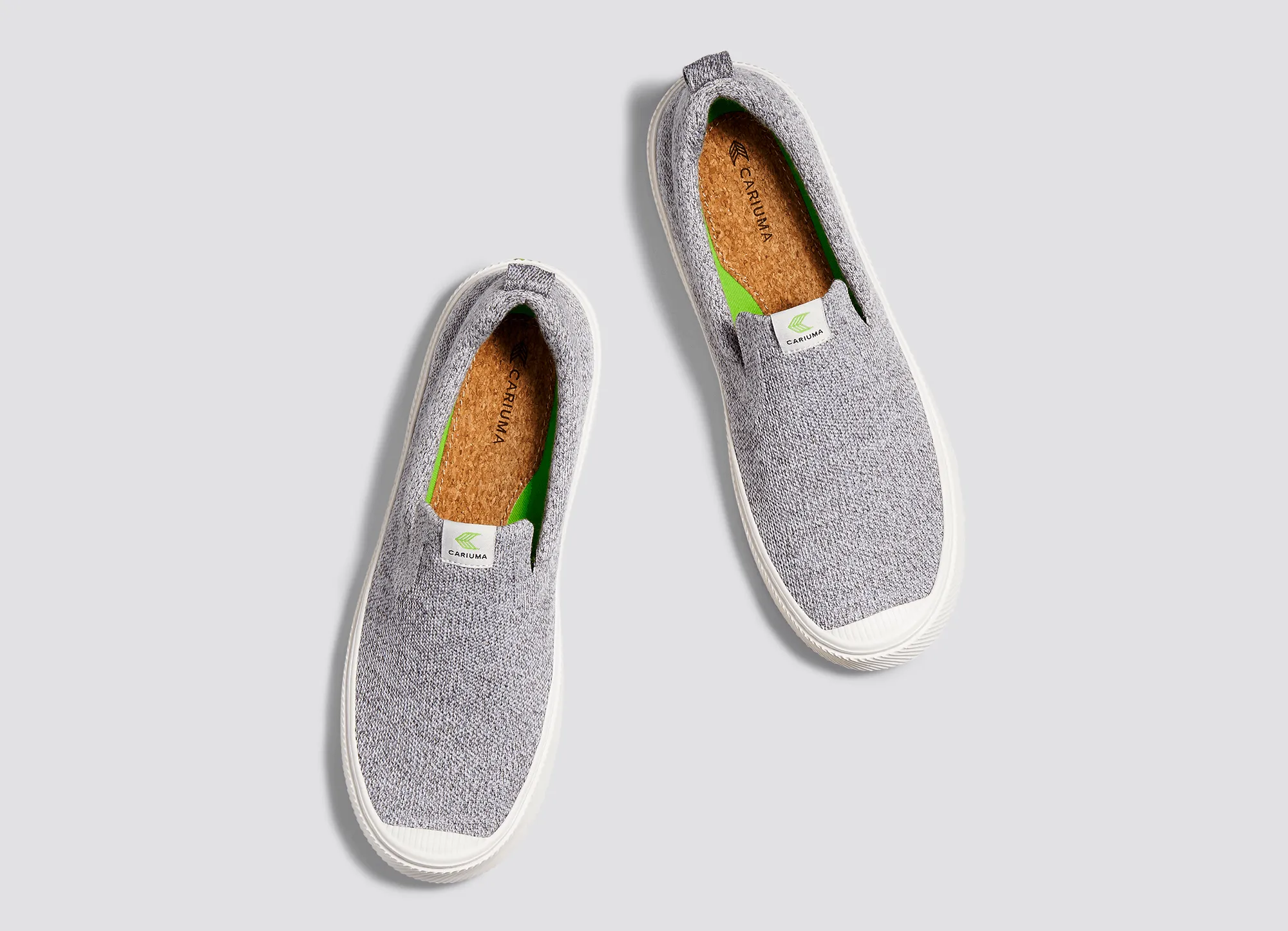 IBI SLIP-ON Stone Light Grey Knit Sneaker Men