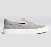 IBI SLIP-ON Stone Light Grey Knit Sneaker Men