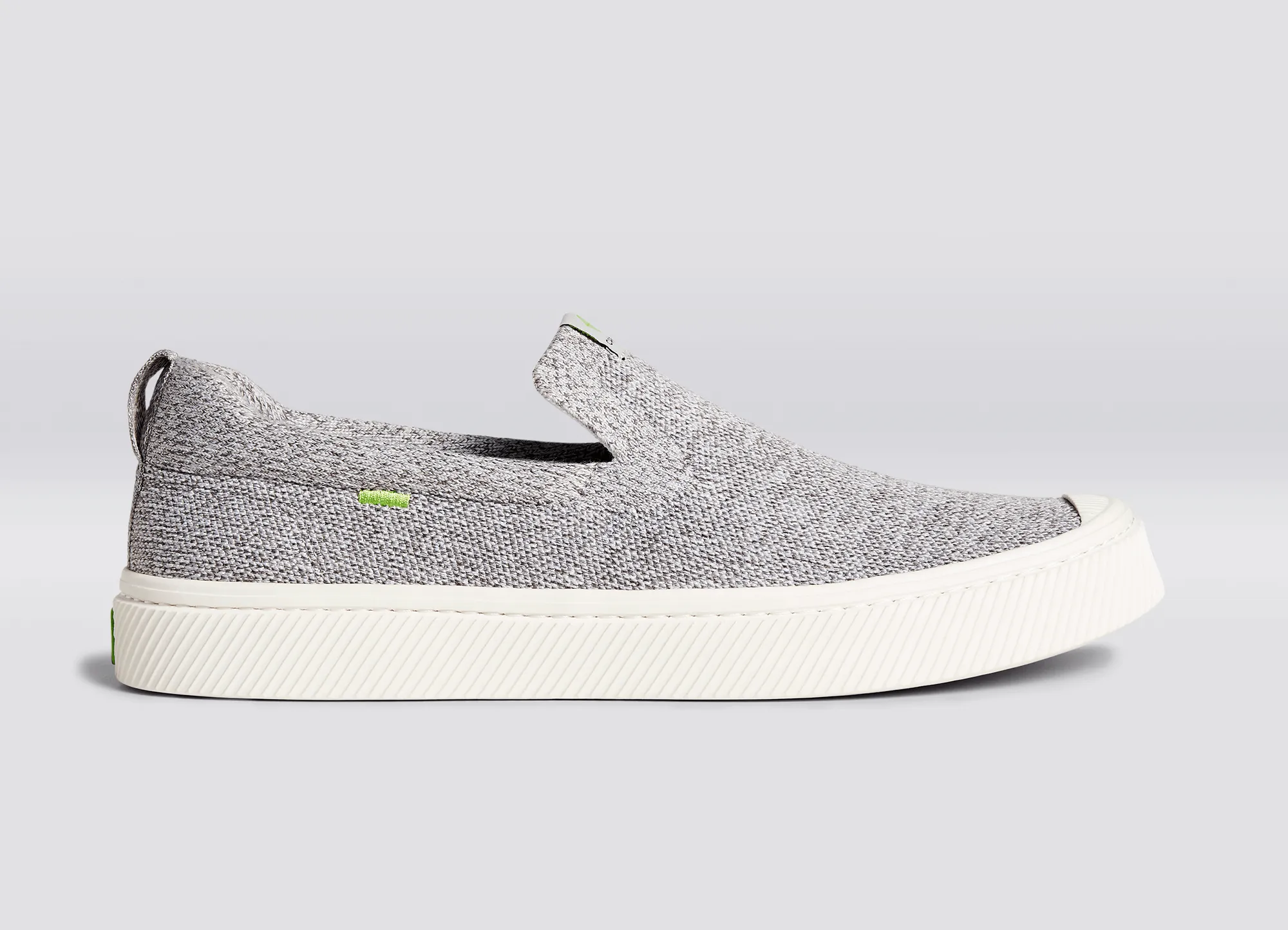 IBI SLIP-ON Stone Light Grey Knit Sneaker Men