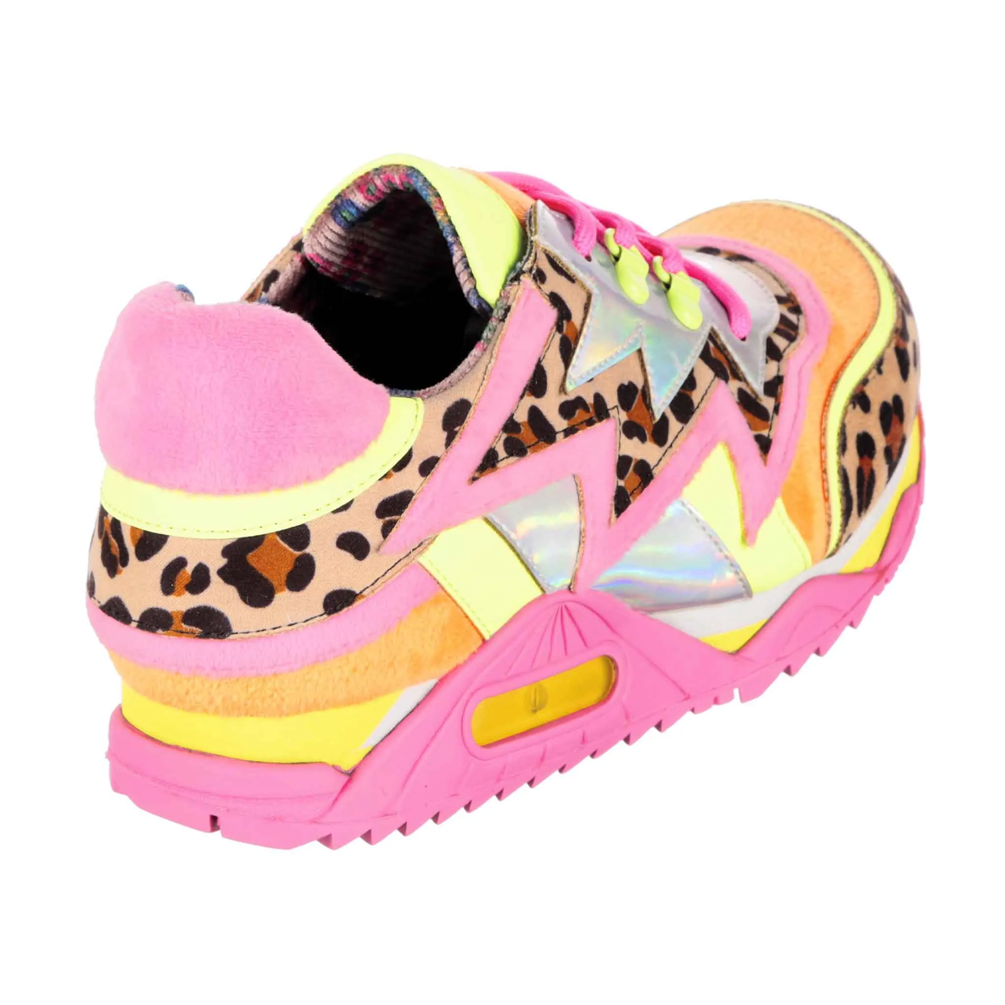 Irregular Choice Womens Jigsaw Jam Trainers - Pink