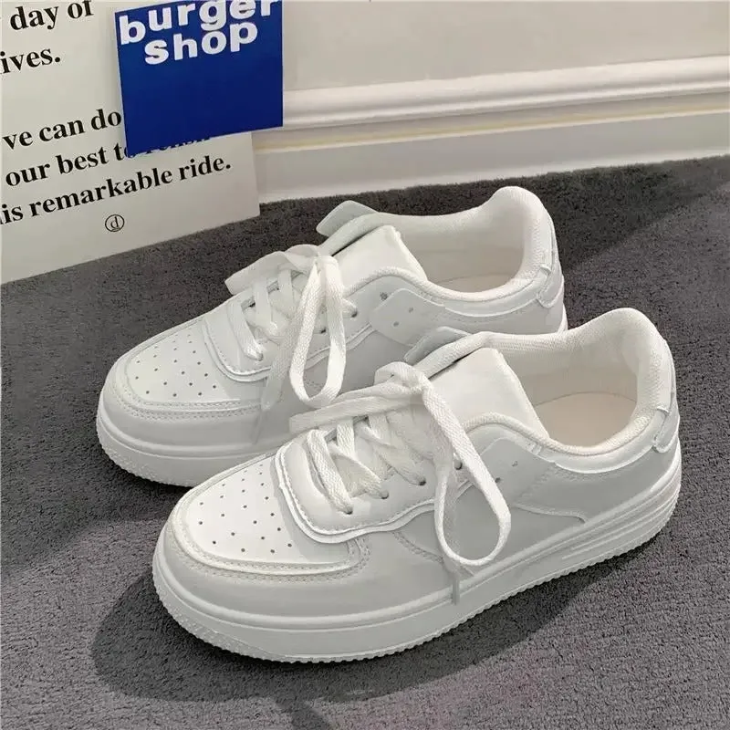 Isolde - Classic White Sneakers for Women