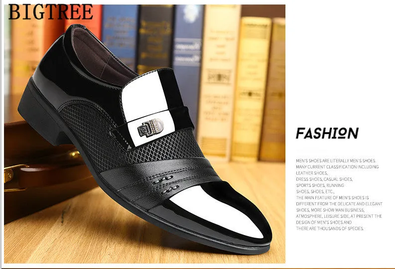 Italian Loafers Men Shoes Wedding Oxford Shoes For Men Formal Shoes