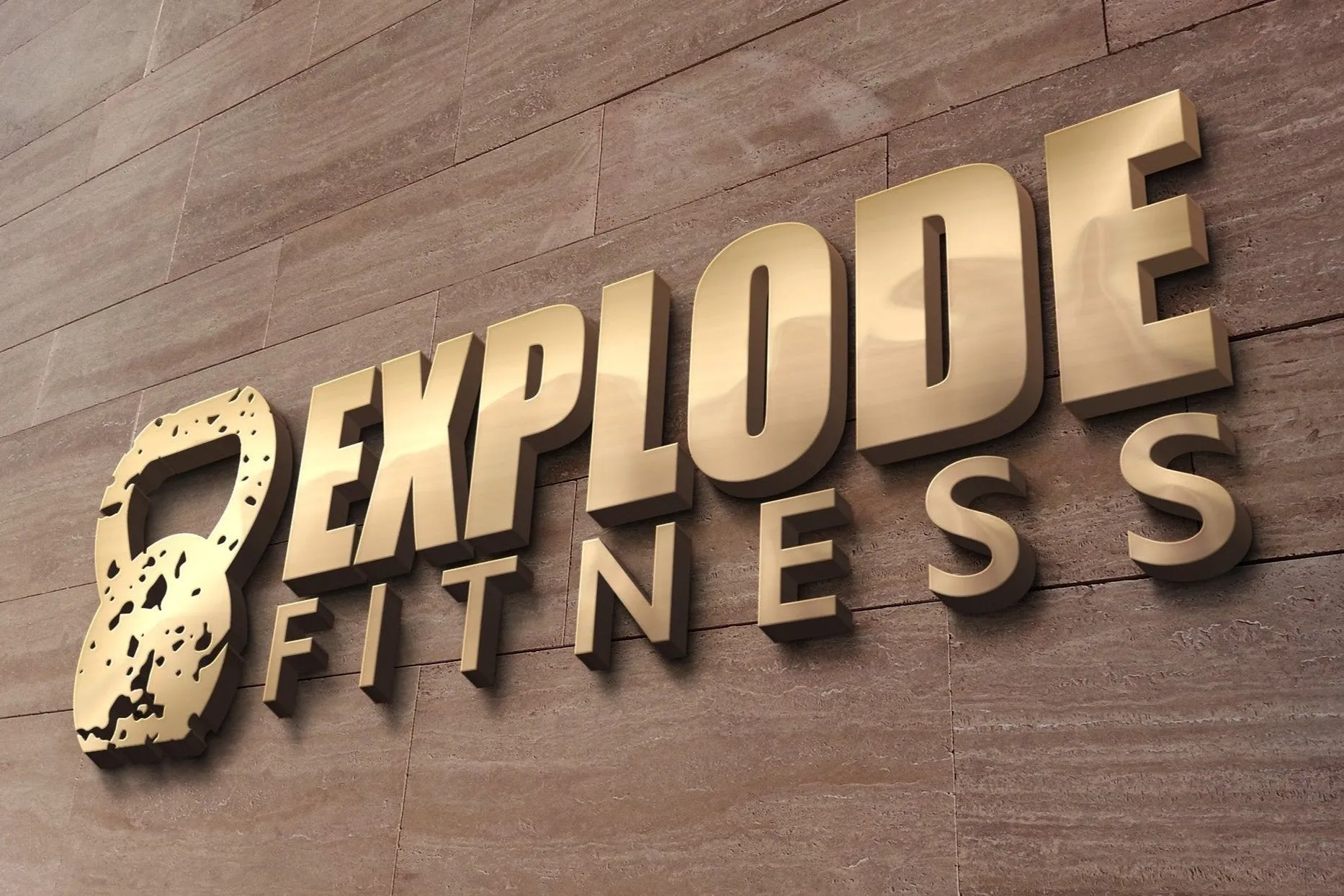 Logo Design - Fitness Logo | Gym Logo | Fitness Training Logo | Kettle Bell Logo