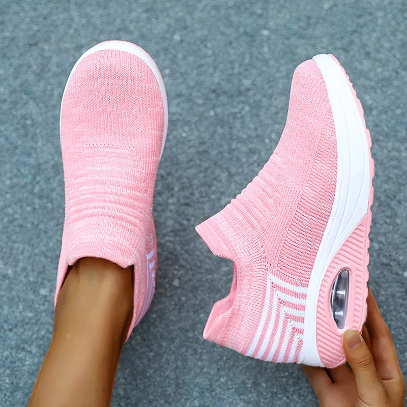 Nanccy Breathable Casual Outdoor Light Weight Walking Sneakers