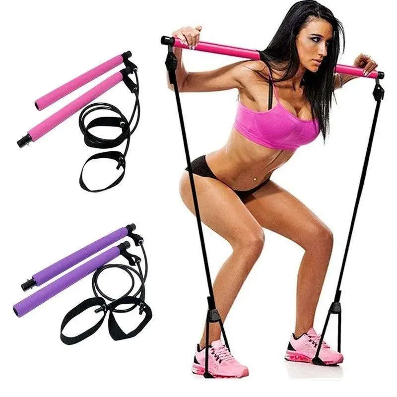 New Fitness Yoga Pilates Bar Stick Crossfit