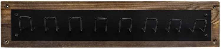 Rustic Metal & Woode Gym Storage Wall Organizer Rack