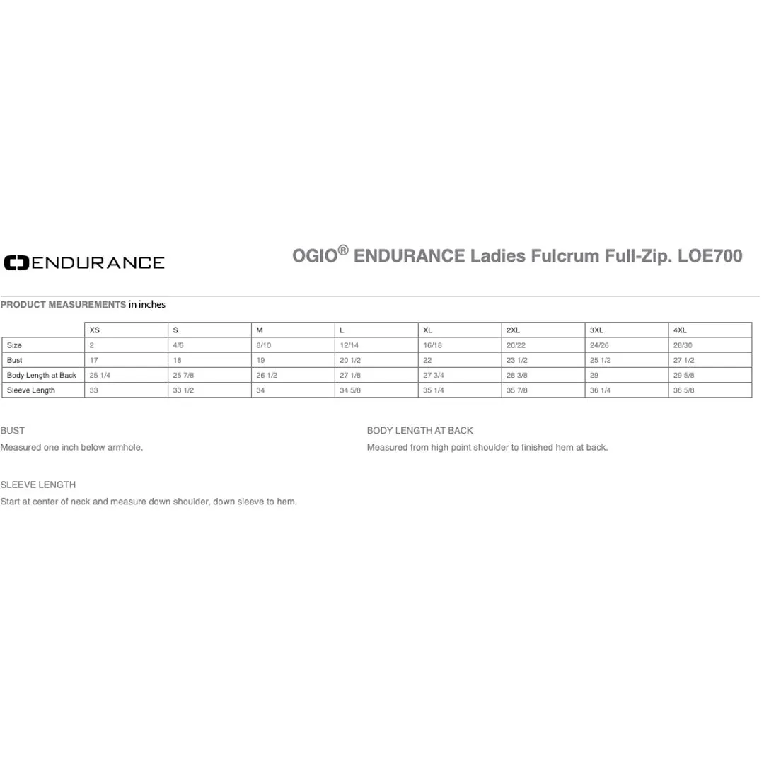 The Endurance Fulcrum Zip Top | Ladies