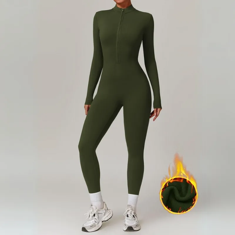 Zip Up Jumpsuit For Outdoor Adventures