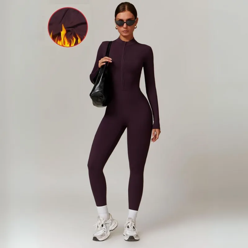 Zip Up Jumpsuit For Outdoor Adventures